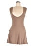 Unbranded Solid Tan Casual Dress Size L - photo 1