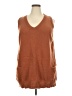 Unbranded 100% Polyester Brown Sweater Vest Size 2X - photo 1
