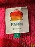 FARM Rio Color Block Red Pullover Sweater Size S - photo 6