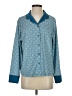 Flora Nikrooz Teal Long Sleeve Blouse Size S - photo 1