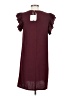 Mittoshop 100% Polyester Solid Burgundy Casual Dress Size S - photo 2