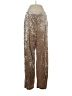 Serra Metallic Gold Casual Pants Size S - photo 1