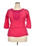Fig Pink 3/4 Sleeve Top Size XXL - photo 1