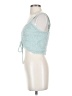 Wild Fable 100% Nylon Teal Sleeveless Top Size S - photo 5
