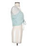 Wild Fable 100% Nylon Teal Sleeveless Top Size S - photo 4