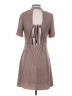JOA 100% Polyester Metallic Brown Casual Dress Size XS - photo 2