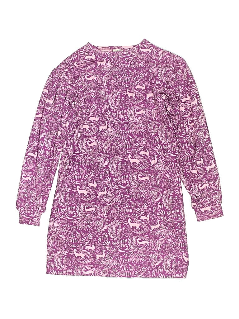 Pre-owned Crewcuts Outlet Kids' Dress In Purple