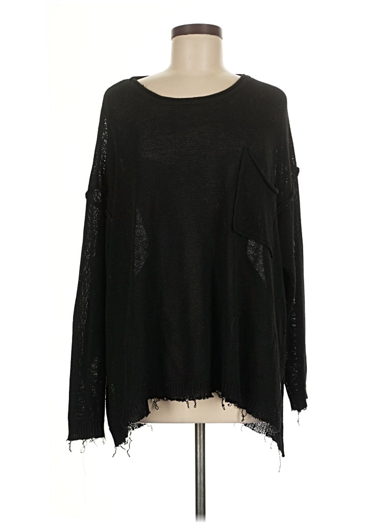 Pre-owned Easel Pullover Sweater In Black
