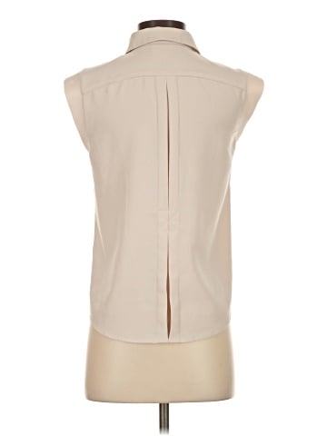 Argent Sleeveless Button-Down Shirt (view 2)
