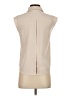 Argent Ivory Sleeveless Button-Down Shirt Size 0 - photo 2