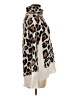 Alison Andrews Animal Print Ivory Turtleneck Sweater Size M - photo 4