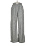 Shein 100% Polyester Stripes Gray Casual Pants Size 4 - photo 1