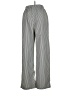 Shein 100% Polyester Stripes Gray Casual Pants Size 4 - photo 2