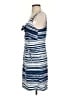 CAbi 100% Polyester Stripes Blue Casual Dress Size XS - photo 5
