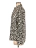 MNG Animal Print Ivory Long Sleeve Blouse Size M - photo 5