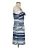 CAbi 100% Polyester Stripes Blue Casual Dress Size XS - photo 4