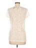 Peck & Peck Ivory Short Sleeve Top Size M - photo 2