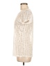 Peck & Peck Ivory Short Sleeve Top Size M - photo 5