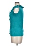ECI Teal Sleeveless Blouse Size 10 - photo 5