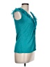 ECI Teal Sleeveless Blouse Size 10 - photo 4