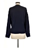 &.Layered 100% Polyester Blue Long Sleeve Blouse Size M - photo 2