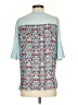 Ann Taylor LOFT Teal 3/4 Sleeve Top Size S - photo 2