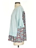 Ann Taylor LOFT Teal 3/4 Sleeve Top Size S - photo 5