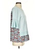 Ann Taylor LOFT Teal 3/4 Sleeve Top Size S - photo 4