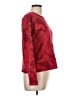 Adrienne Vittadini Print Red Pullover Sweater Size L - photo 4