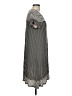 Exist Stripes Gray Casual Dress Size L - photo 4