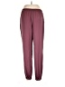 Hyfve Solid Burgundy Casual Pants Size L - photo 2