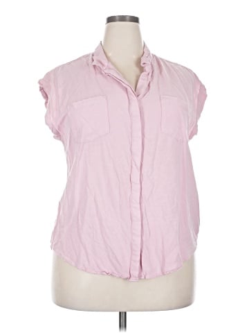 Jachs Girlfriend Sleeveless Button-Down Shirt (view 1)