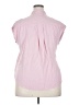Jachs Girlfriend 100% Rayon Pink Sleeveless Button-Down Shirt Size XXL - photo 2