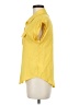 Shein 100% Polyester Yellow Short Sleeve Blouse Size L - photo 5