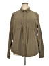 32 Degrees 100% Polyester Solid Tan Long Sleeve Blouse Size XXL - photo 1