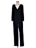 Black Halo Solid Black Jumpsuit Size 4 - photo 1
