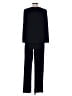 Black Halo Solid Black Jumpsuit Size 4 - photo 2
