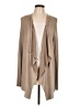 T Tahari Tan Cardigan Size L - photo 1