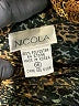 Nicola 100% Polyester Animal Print Gold Long Sleeve Blouse Size 16 - photo 7
