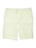 Caslon Solid Green Khaki Shorts Size 8 - photo 1