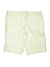 Caslon Solid Green Khaki Shorts Size 8 - photo 2