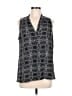 Vince Camuto 100% Polyester Black Sleeveless Blouse Size M - photo 1