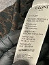 Céline 100% Polyester Argyle Black Track Jacket Size S - photo 13