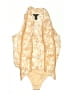 Express 100% Recycled Polyester Gold Tan Kimono Size XS - photo 1