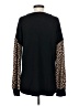 First Love Animal Print Black Sweatshirt Size M - photo 2