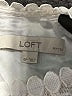 Ann Taylor LOFT 100% Polyester Ivory Casual Dress Size 0 (petite) - photo 7