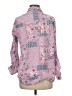 Foxcroft 100% Cotton Paisley Pink Long Sleeve Blouse Size 8 - photo 2