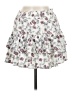 True Craft 100% Rayon Paisley White Casual Skirt Size M - photo 2