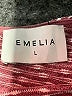 Emelia Burgundy Short Sleeve Top Size L - photo 7