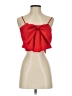 Shein 100% Polyester Red Sleeveless Blouse Size 4 - photo 1